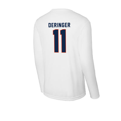 Virginia - NCAA Men's Lacrosse : Caulley Deringer - Activewear Long Sleeve T-Shirt