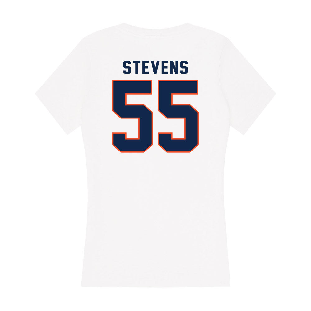 Virginia - NCAA Football : Brian Stevens - Women's V-Neck T-Shirt-1