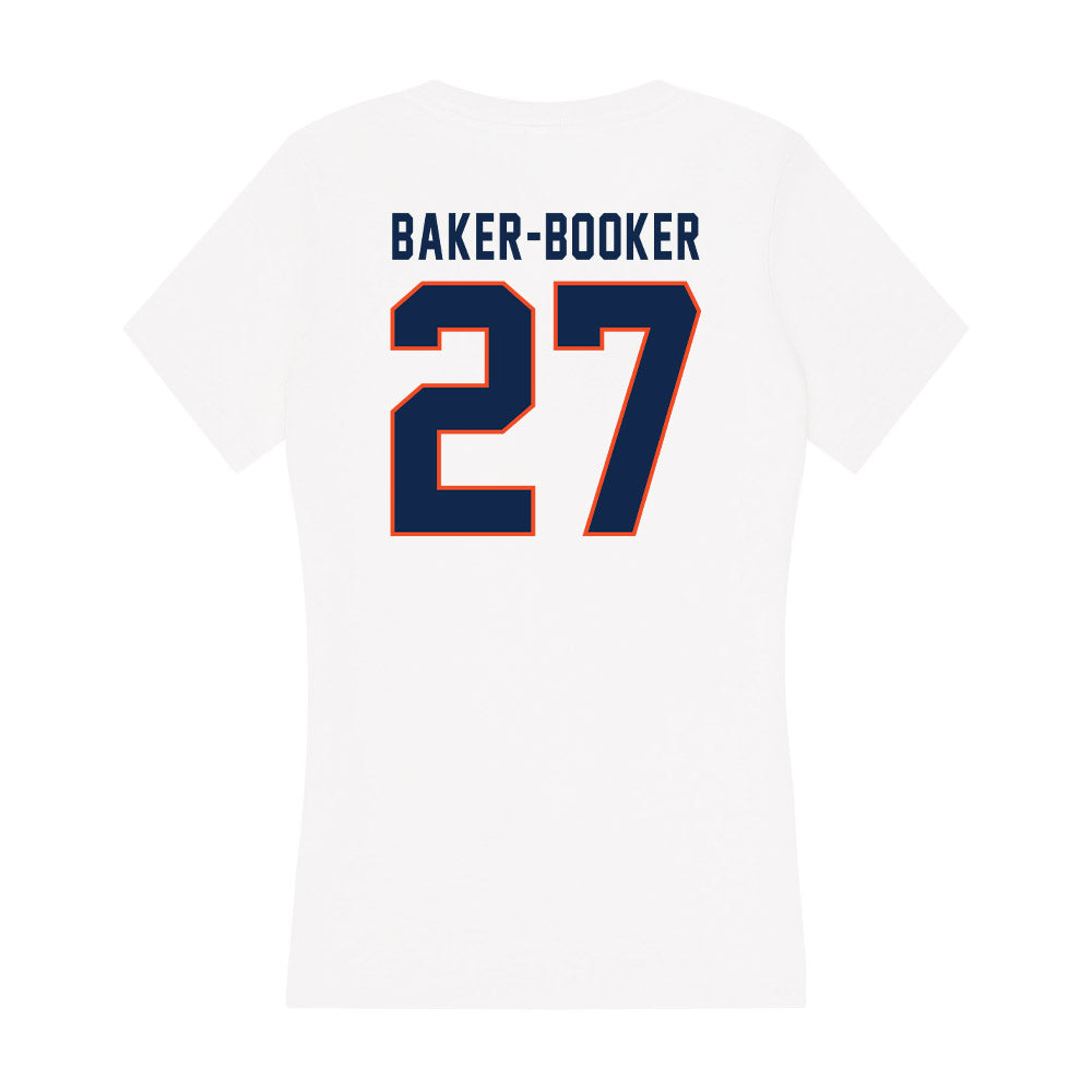 Virginia - NCAA Football : Trent Baker-booker - Women's V-Neck T-Shirt-1