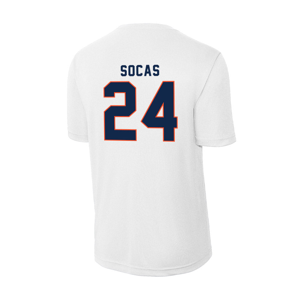 Virginia - NCAA Men's Soccer : Garrett Socas - Activewear T-shirt