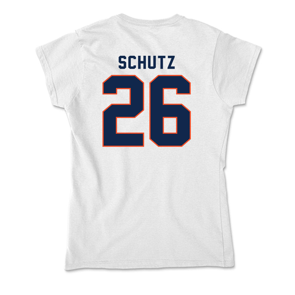 Virginia - NCAA Men's Lacrosse : Griffin Schutz - Soft Style Women’s T-Shirt-1