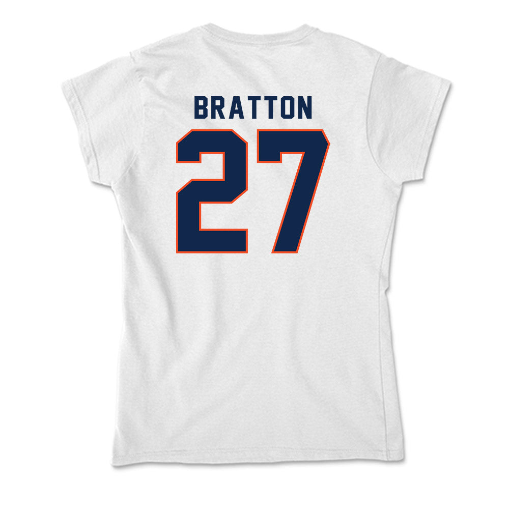 Virginia - NCAA Football : KJ Bratton - Soft Style Women’s T-Shirt-1