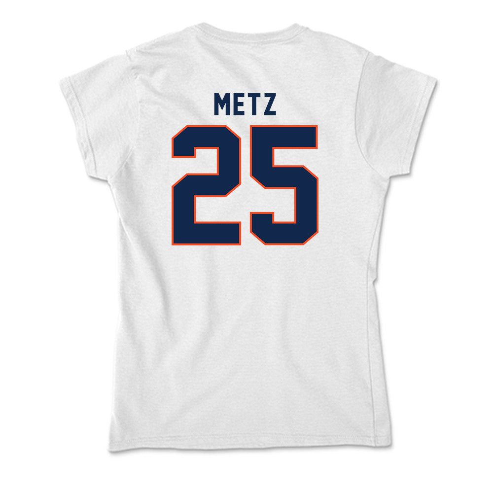 Virginia - NCAA Men's Lacrosse : Henry Metz - Soft Style Women’s T-Shirt-1