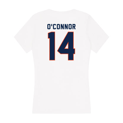 Virginia - NCAA Baseball : Jack O'Connor - Women's V-Neck T-Shirt-1