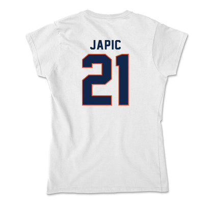 Virginia - NCAA Women's Soccer : Chloe Japic - Soft Style Women’s T-Shirt-1