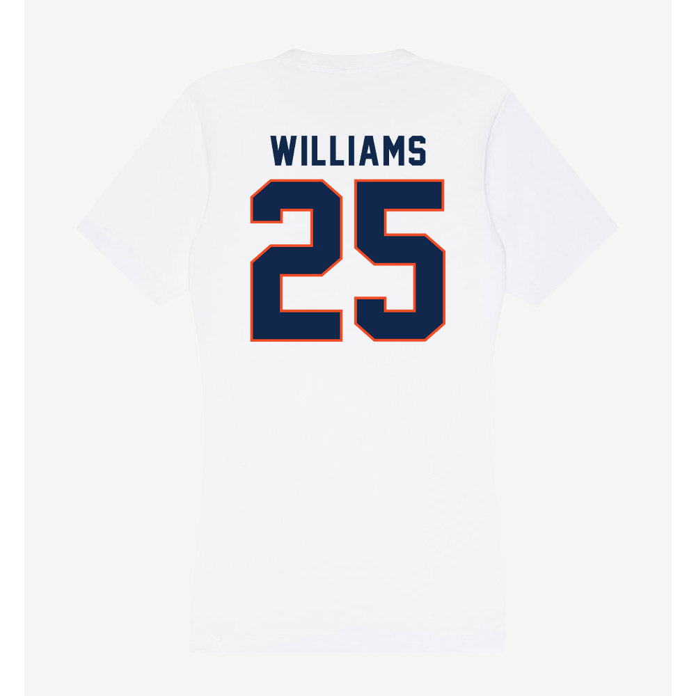 Virginia - NCAA Women's Soccer : Annamarie Williams - Women's V-Neck T-Shirt-1