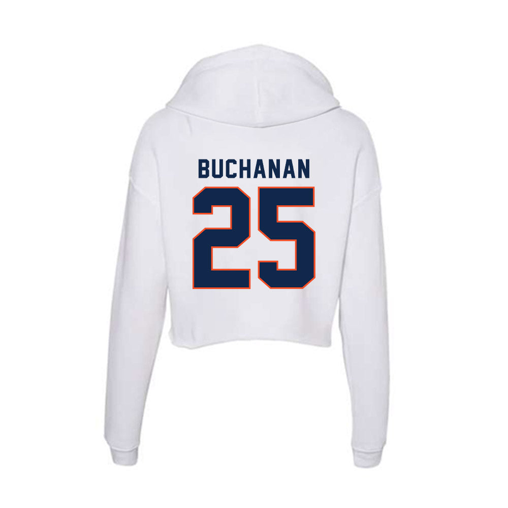 Virginia - NCAA Baseball : Matthew Buchanan - Women's Crop Fleece Hoodie-1