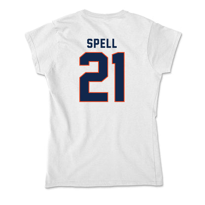 Virginia - NCAA Football : Landon Spell - Soft Style Women’s T-Shirt-1