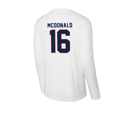 Virginia - NCAA Football : Trey McDonald - Activewear Long Sleeve T-Shirt