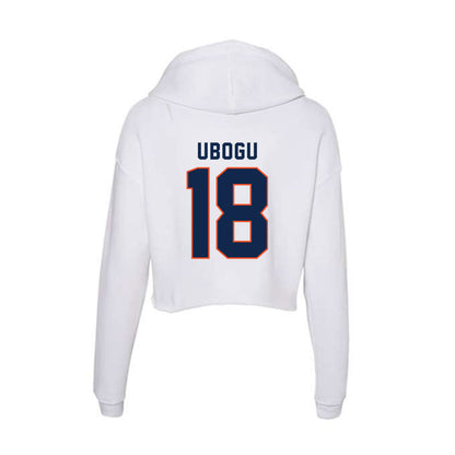 Virginia - NCAA Men's Soccer : Kome Ubogu - Women's Crop Fleece Hoodie-1