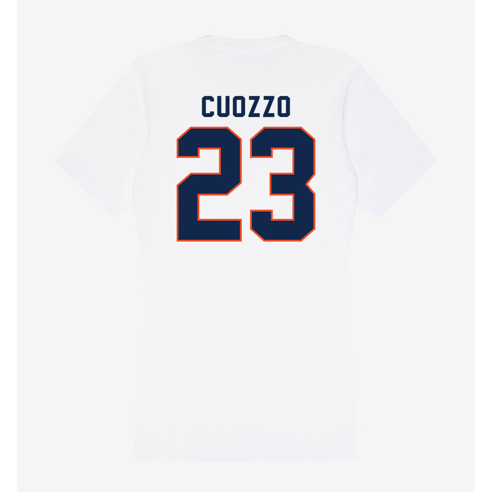 Virginia - NCAA Softball : Julia Cuozzo - Women's V-Neck T-Shirt-1