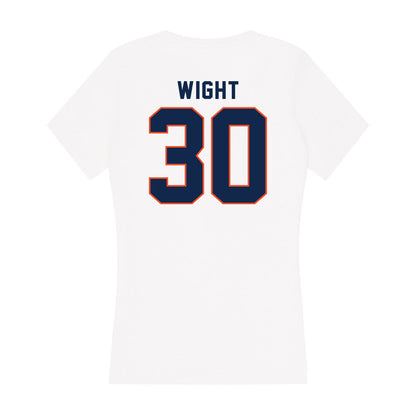 Virginia - NCAA Women's Volleyball : Becca Wight - Women's V-Neck T-Shirt-1