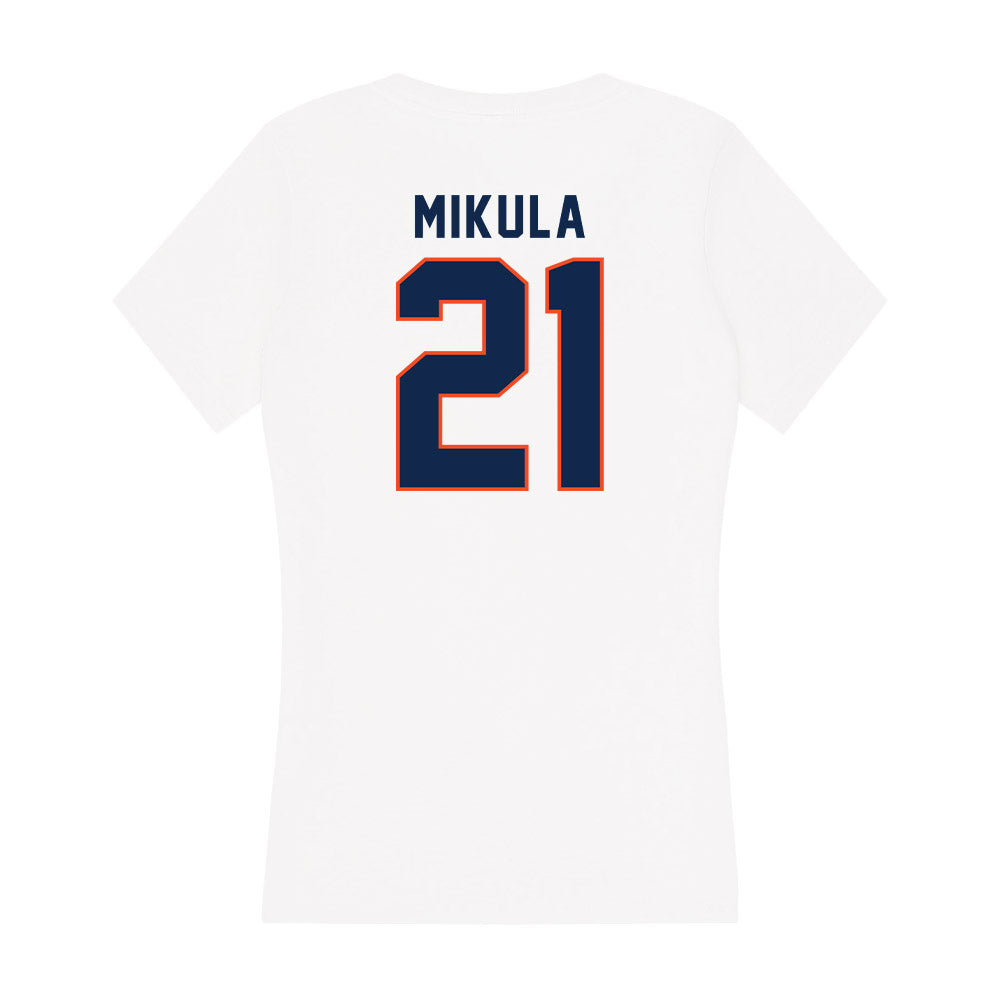 Virginia - NCAA Men's Soccer : Luc Mikula - Women's V-Neck T-Shirt-1