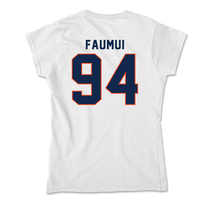 Virginia - NCAA Football : Aaron Faumui - Soft Style Women’s T-Shirt-1