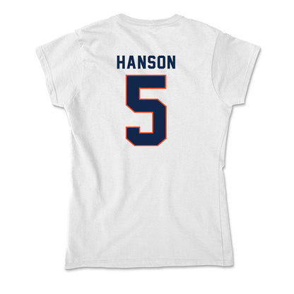 Virginia - NCAA Baseball : Luke Hanson - Soft Style Women’s T-Shirt-1