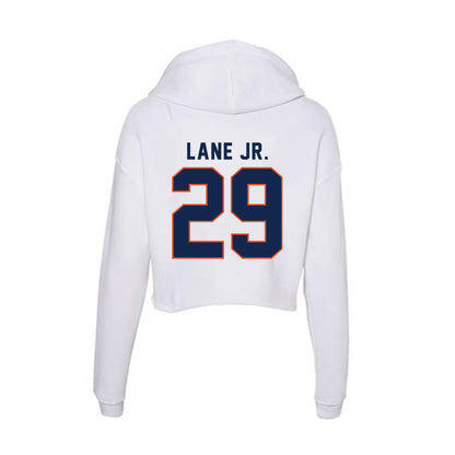 Virginia - NCAA Football : Davis Lane Jr. - Women's Crop Fleece Hoodie-1