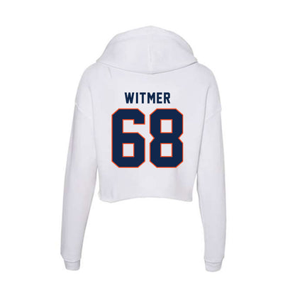 Virginia - NCAA Football : Jack Witmer - Women's Crop Fleece Hoodie-1