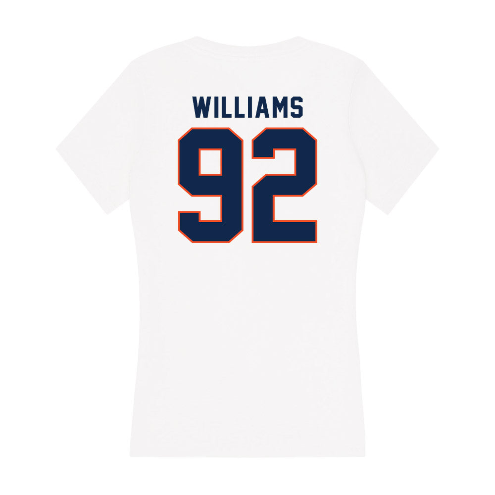 Virginia - NCAA Football : Andrew Williams - Women's V-Neck T-Shirt-1