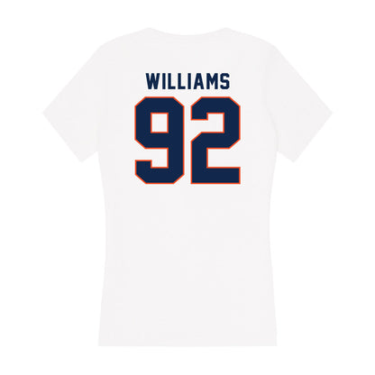 Virginia - NCAA Football : Andrew Williams - Women's V-Neck T-Shirt-1