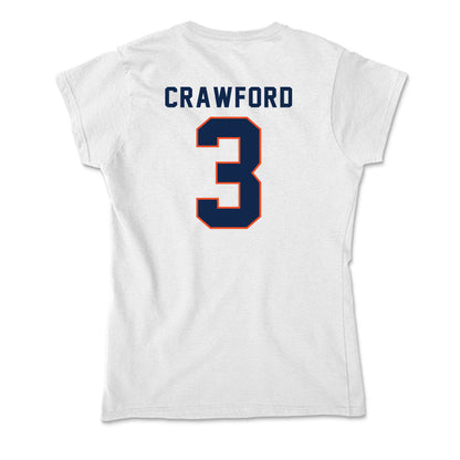 Virginia - NCAA Football : Delaney Crawford - Soft Style Women’s T-Shirt-1