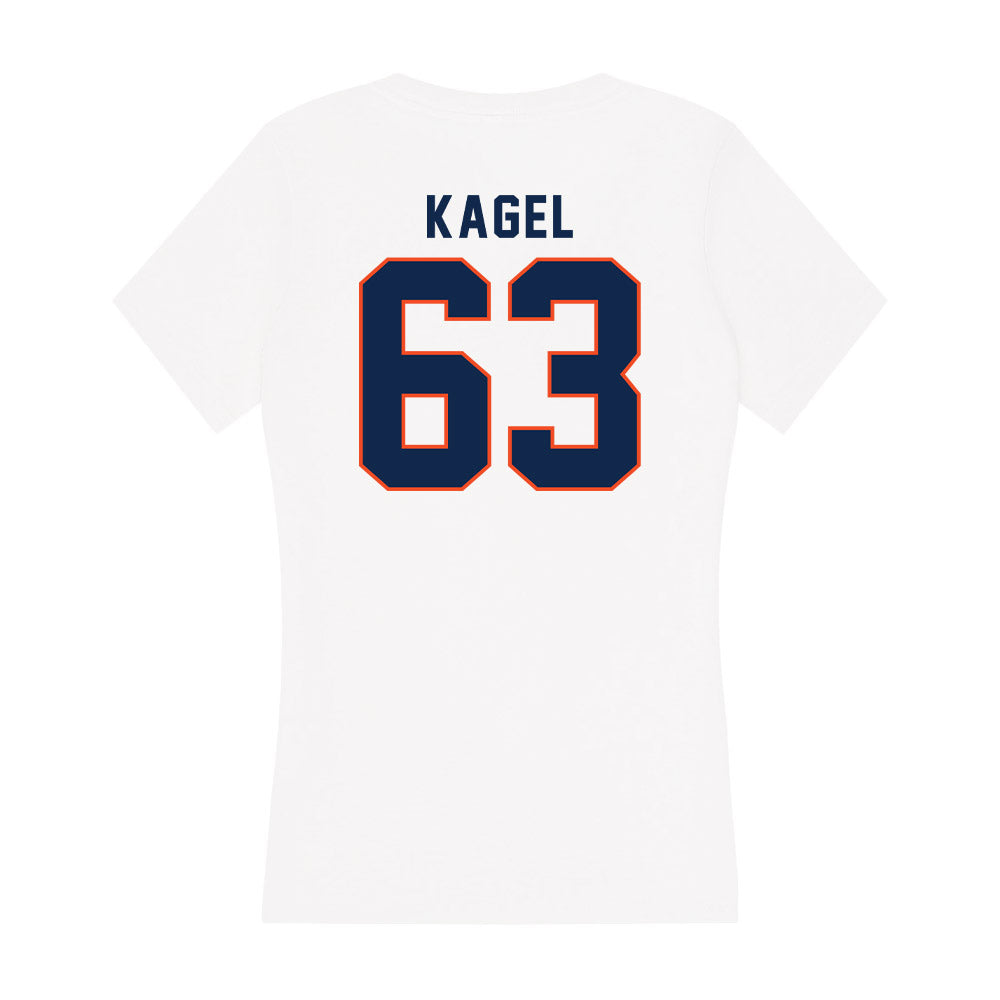 Virginia - NCAA Football : Joey Kagel - Women's V-Neck T-Shirt-1