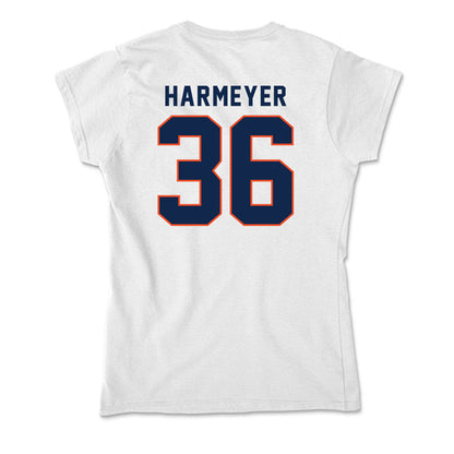 Virginia - NCAA Men's Lacrosse : Michael Harmeyer - Soft Style Women’s T-Shirt-1