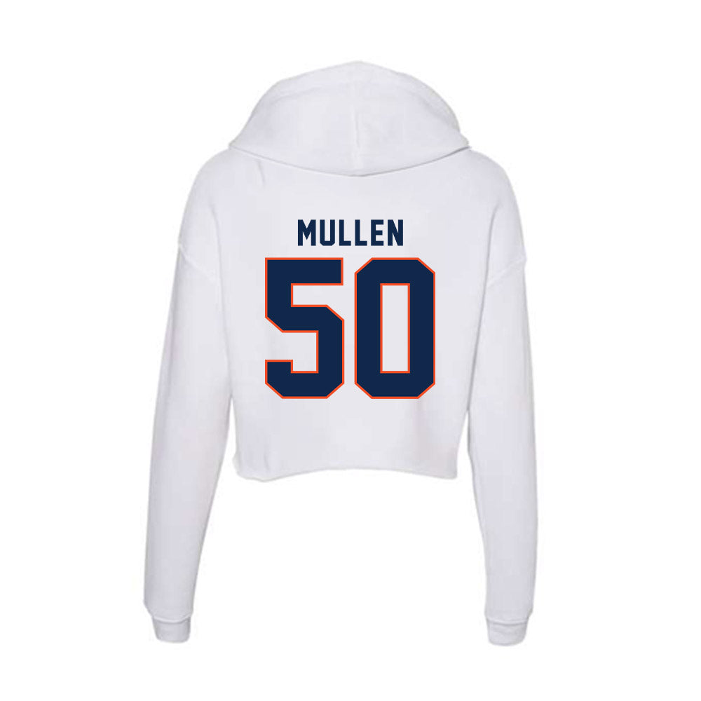 Virginia - NCAA Men's Lacrosse : Tucker Mullen - Women's Crop Fleece Hoodie-1
