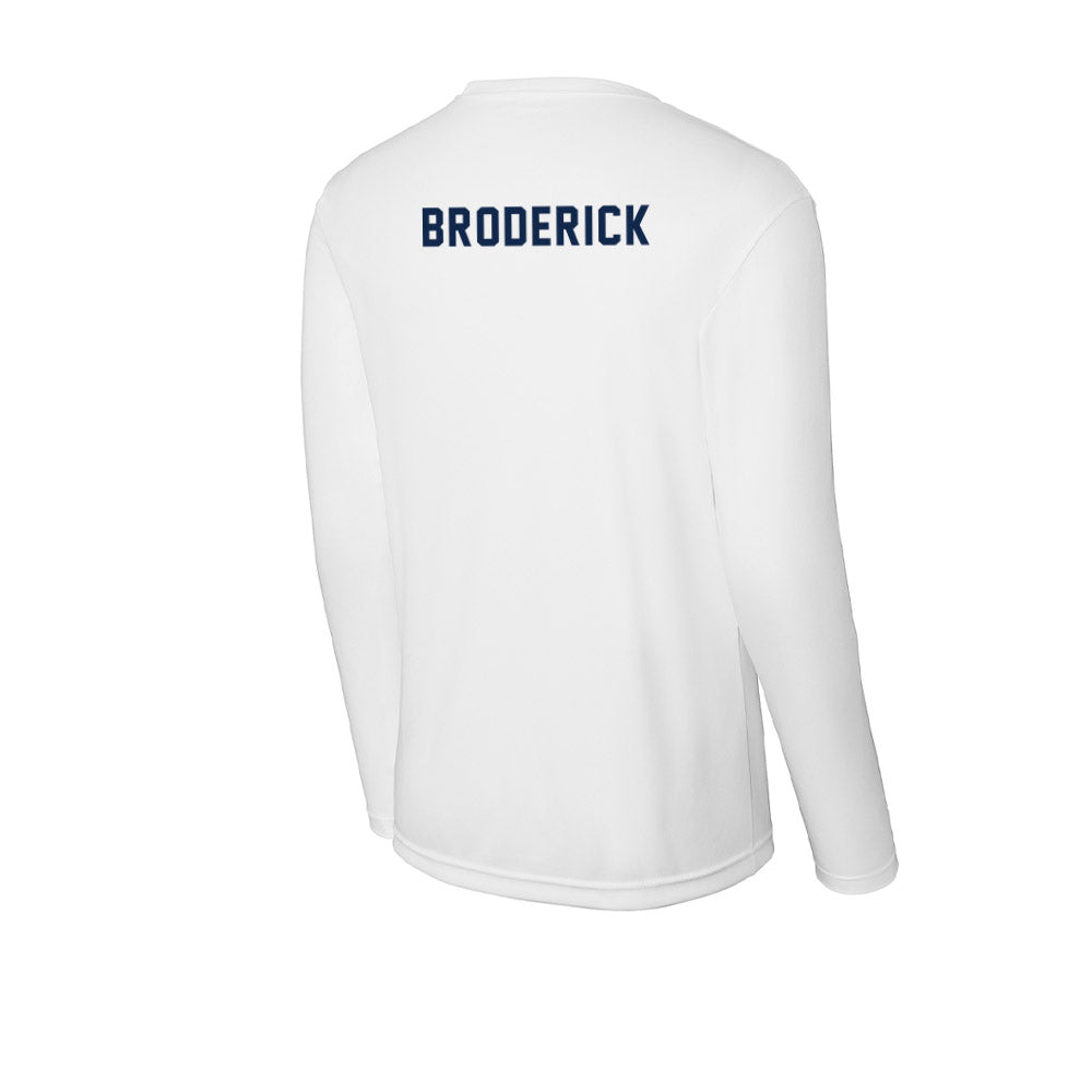 Virginia - NCAA Baseball : Will Broderick - Activewear Long Sleeve T-Shirt-1