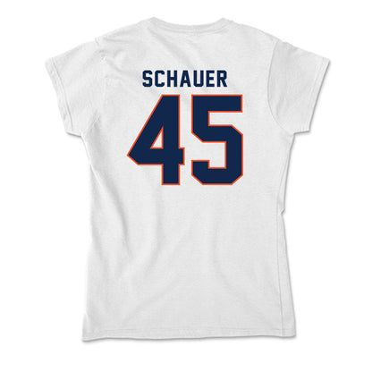 Virginia - NCAA Baseball : Luke Schauer - Soft Style Women’s T-Shirt-1