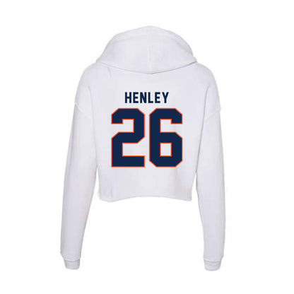 Virginia - NCAA Softball : Savanah Henley - Women's Crop Fleece Hoodie-1