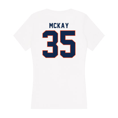 Virginia - NCAA Baseball : Cullen McKay - Women's V-Neck T-Shirt-1