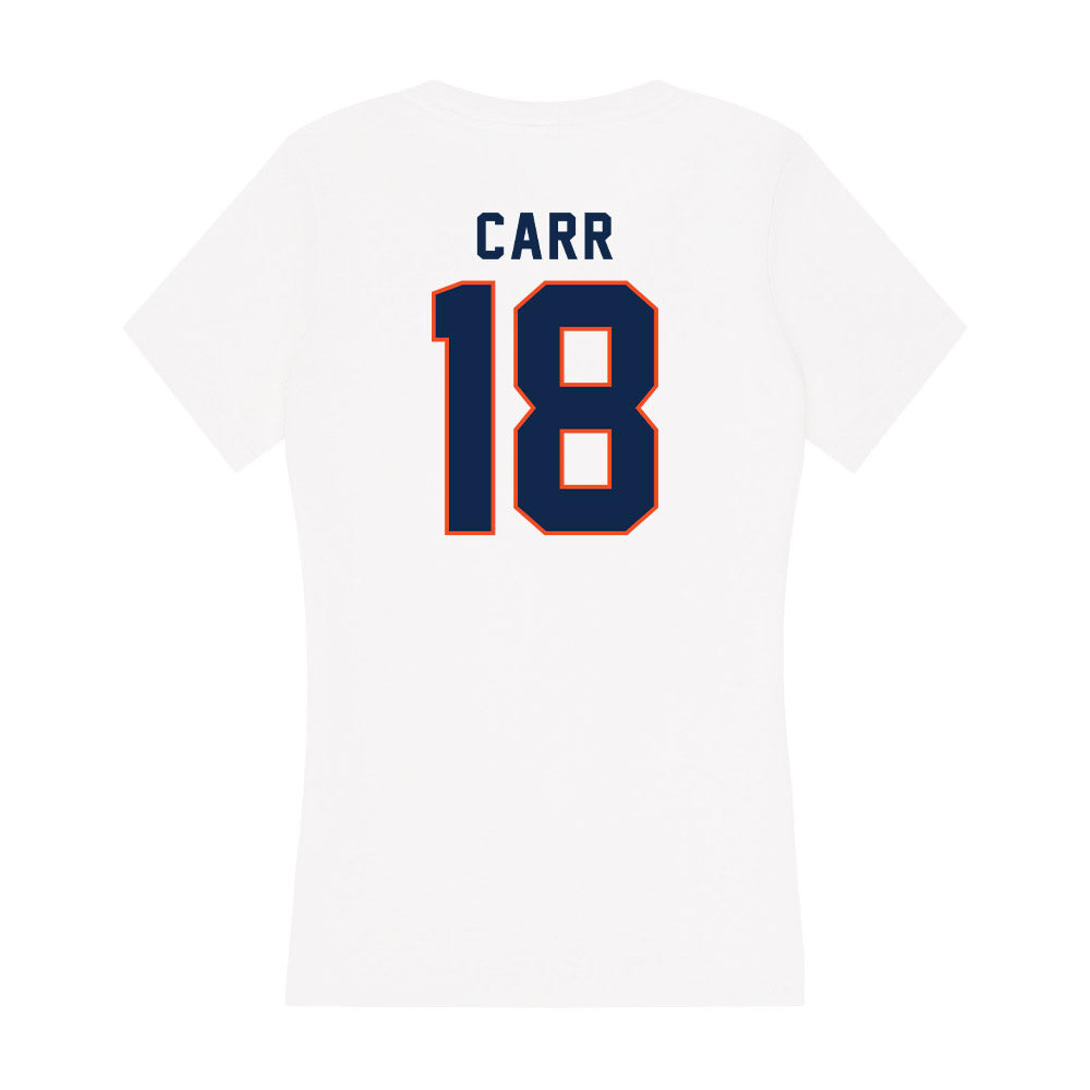 Virginia - NCAA Softball : Melissa Carr - Women's V-Neck T-Shirt-1