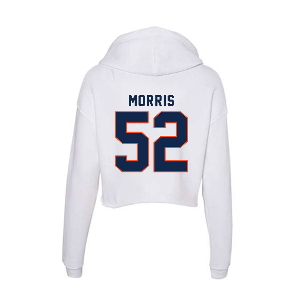 Virginia - NCAA Football : Nate Morris - Women's Crop Fleece Hoodie-1