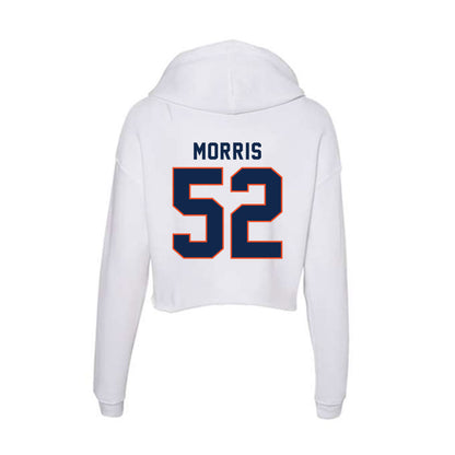 Virginia - NCAA Football : Nate Morris - Women's Crop Fleece Hoodie-1