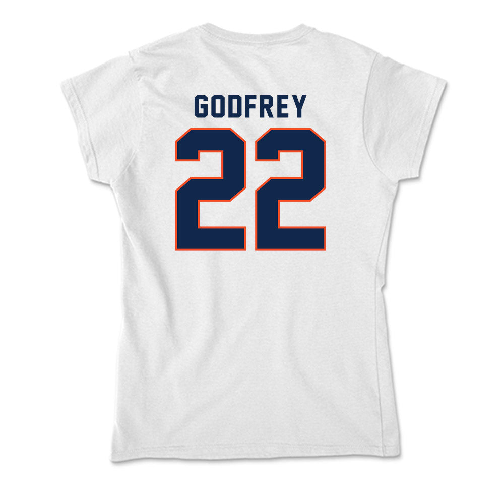 Virginia - NCAA Women's Soccer : Lia Godfrey - Soft Style Women’s T-Shirt-1