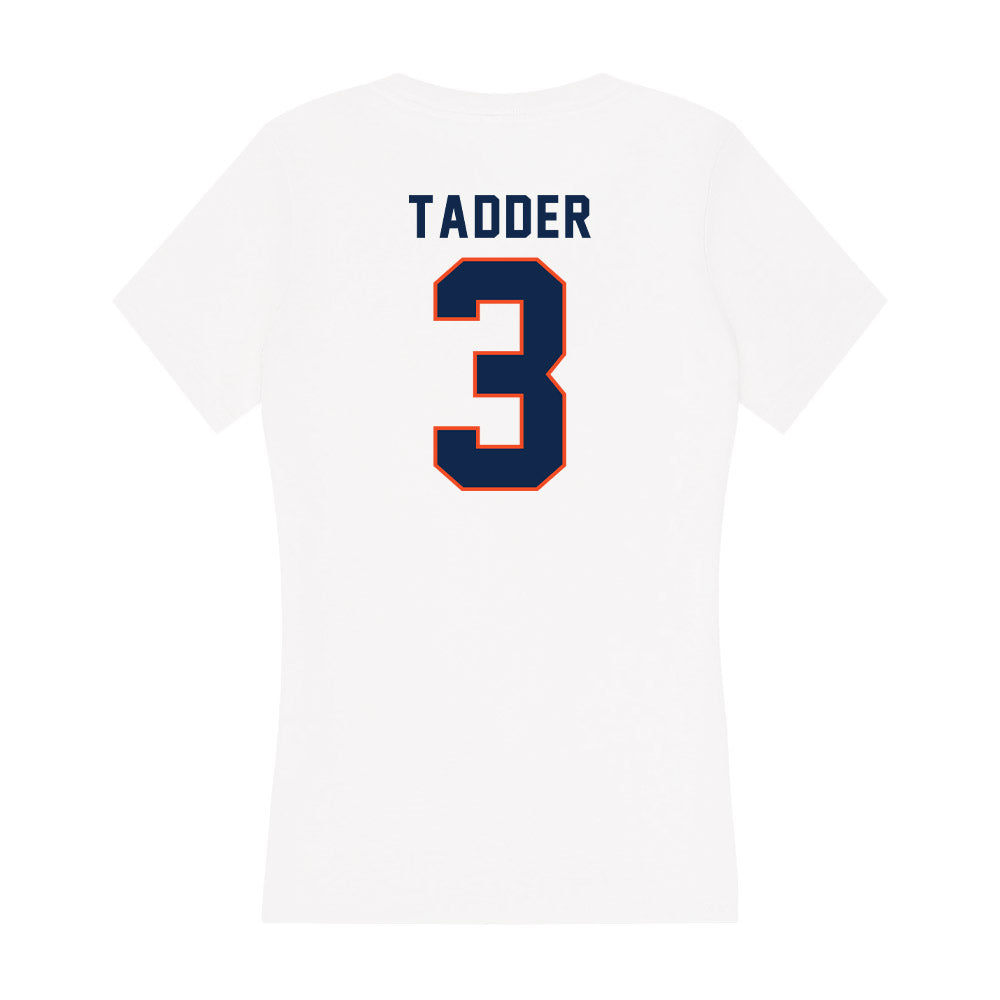 Virginia - NCAA Women's Volleyball : Abby Tadder - Women's V-Neck T-Shirt-1