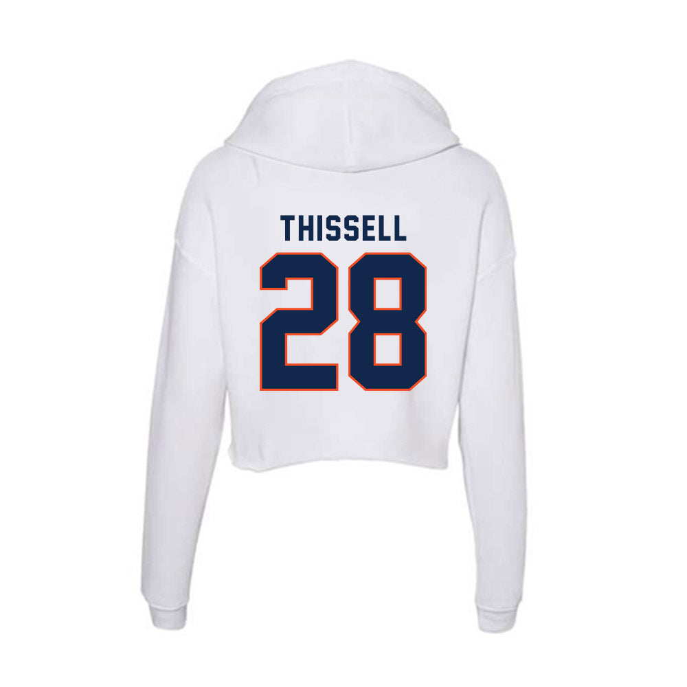 Virginia - NCAA Men's Soccer : Matthew Thissell - Women's Crop Fleece Hoodie-1