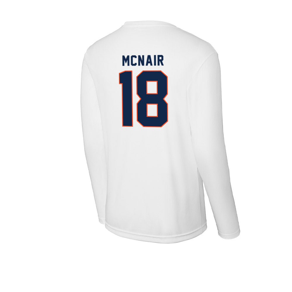 Virginia - NCAA Football : Jalen McNair - Activewear Long Sleeve T-Shirt-1