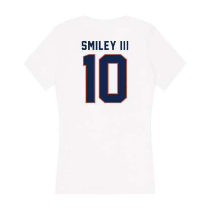 Virginia - NCAA Football : Ben Smiley III - Women's V-Neck T-Shirt-1