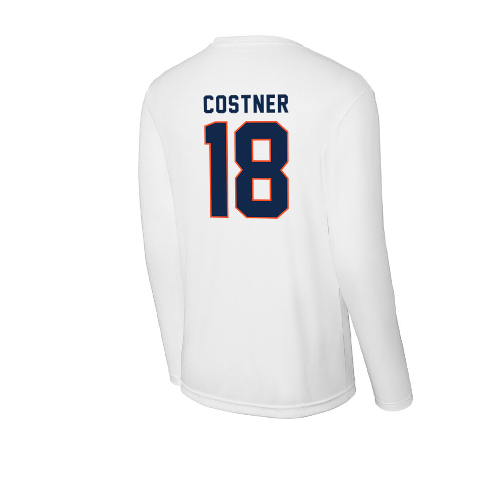 Virginia - NCAA Football : Corey Costner - Activewear Long Sleeve T-Shirt-1