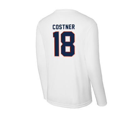 Virginia - NCAA Football : Corey Costner - Activewear Long Sleeve T-Shirt-1