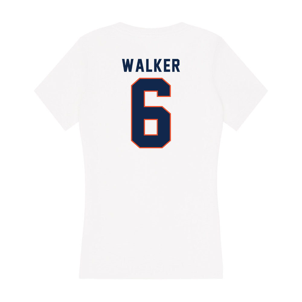 Virginia - NCAA Football : Keandre Walker - Women's V-Neck T-Shirt-1