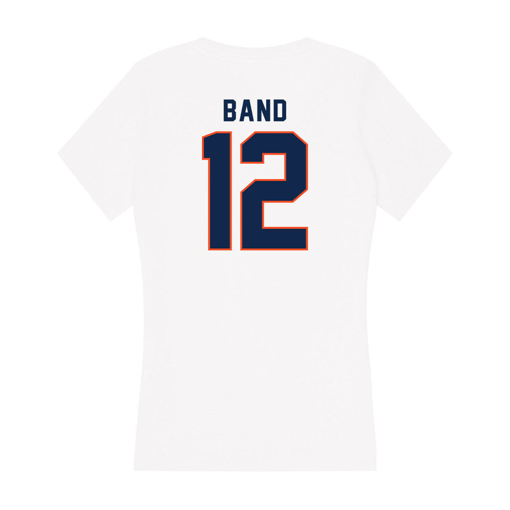 Virginia - NCAA Men's Lacrosse : Chase Band - Women's V-Neck T-Shirt-1