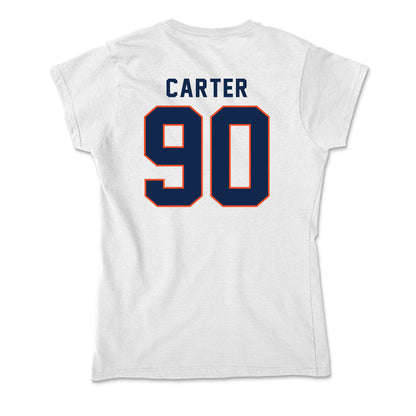 Virginia - NCAA Football : Jahmeer Carter - Soft Style Women’s T-Shirt-1