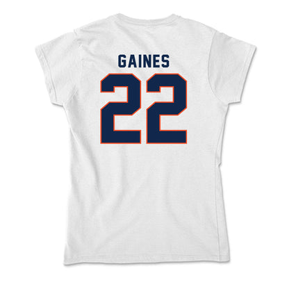 Virginia - NCAA Football : Elijah Gaines - Soft Style Women’s T-Shirt-1