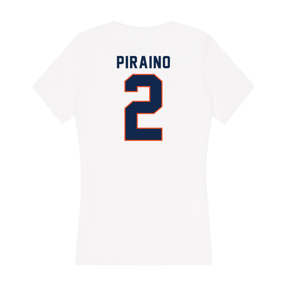 Virginia - NCAA Women's Lacrosse : Jayden Piraino - Women's V-Neck T-Shirt-1