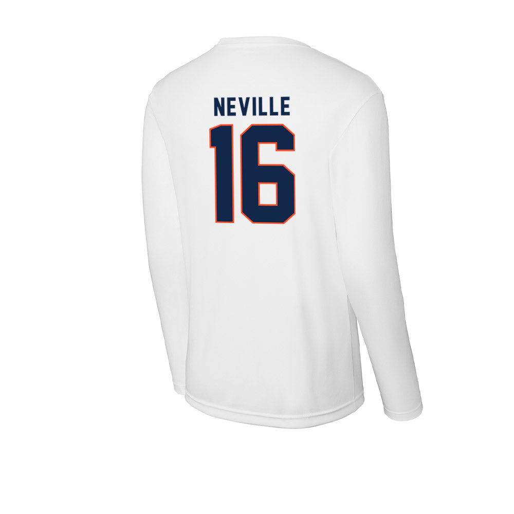 Virginia - NCAA Football : Tyler Neville - Activewear Long Sleeve T-Shirt