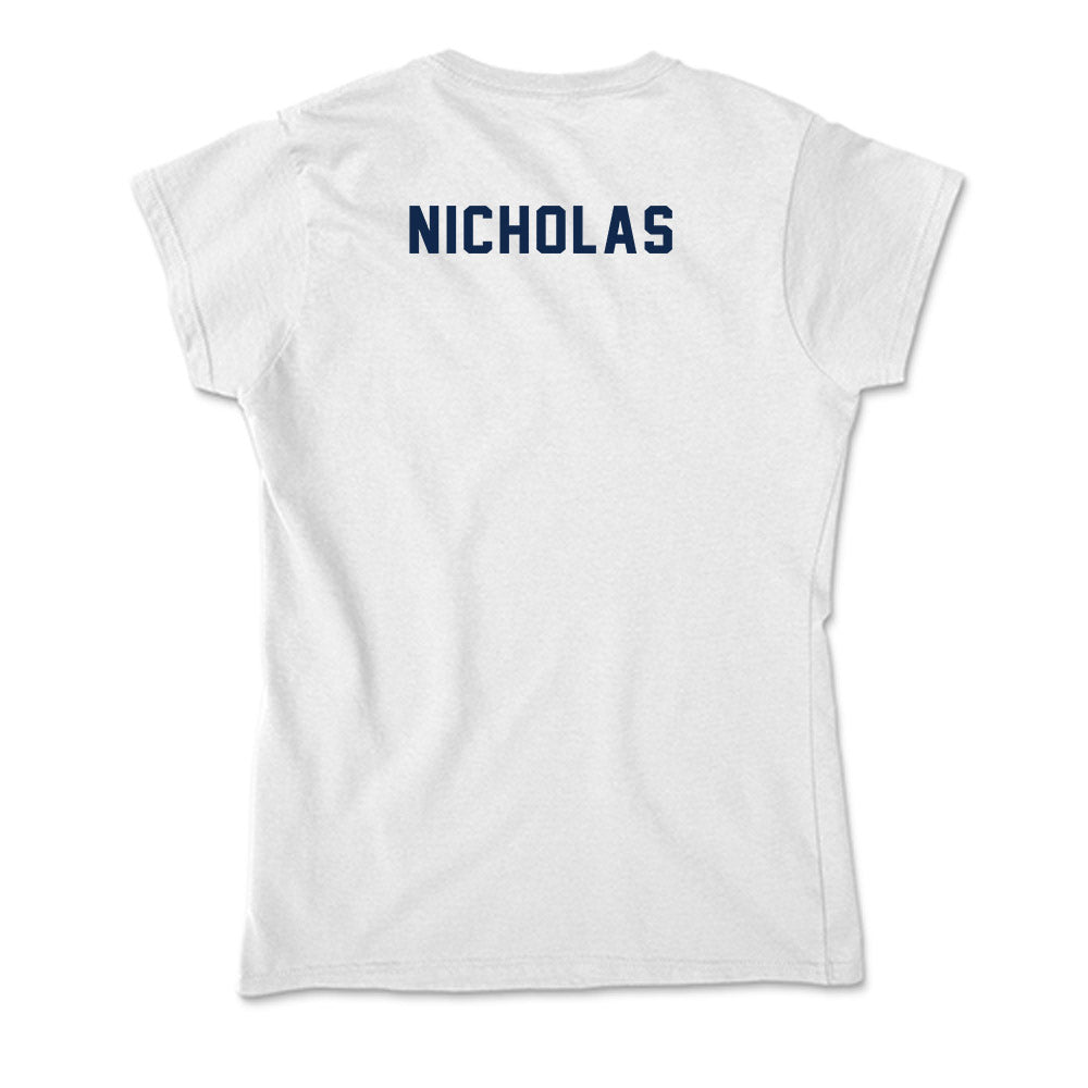 Virginia - NCAA Men's Swimming & Diving : Spencer Nicholas - Soft Style Women’s T-Shirt-1