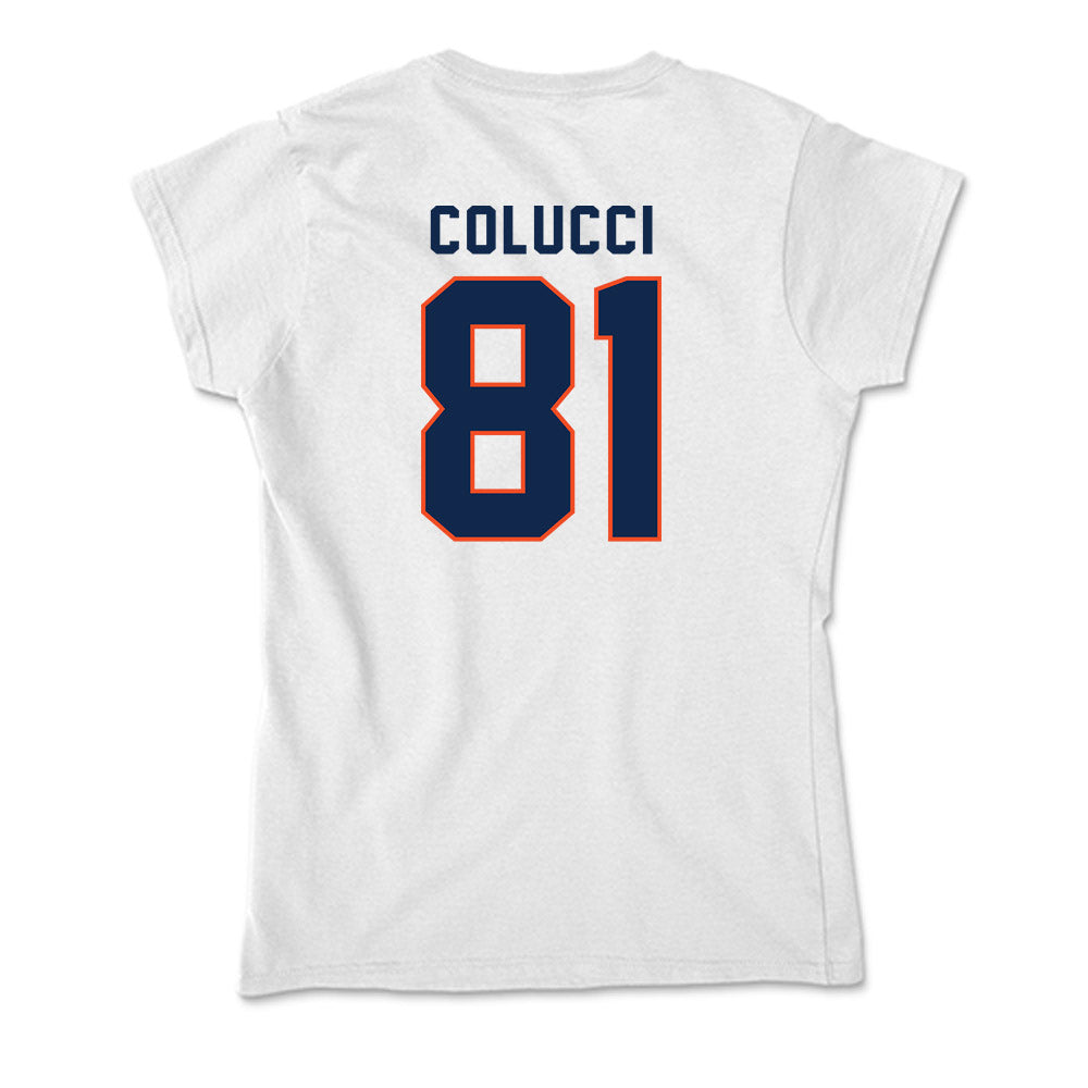 Virginia - NCAA Men's Lacrosse : Thomas Colucci - Soft Style Women’s T-Shirt-1