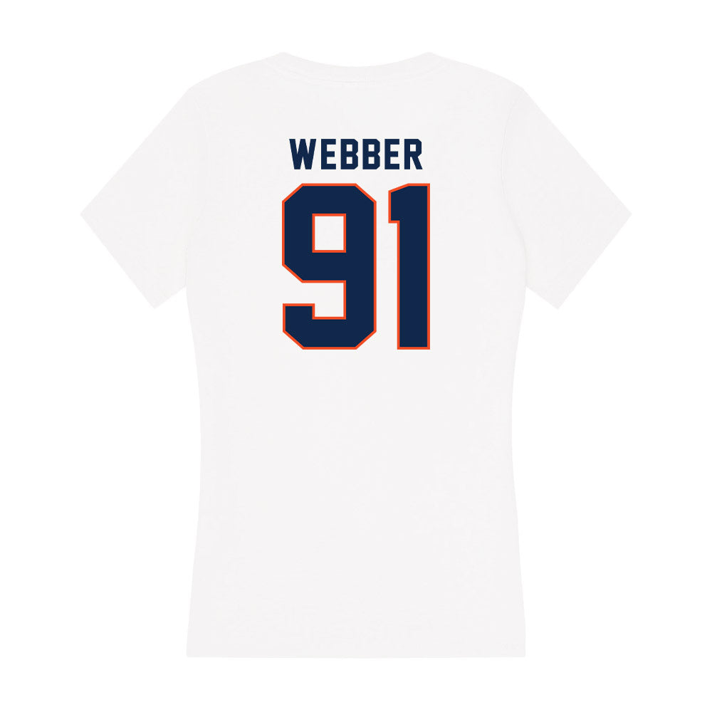 Virginia - NCAA Men's Lacrosse : Cole Webber - Women's V-Neck T-Shirt-1